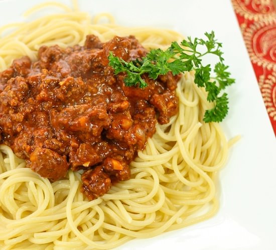 slow Cooker Spaghetti and Meat Sauce