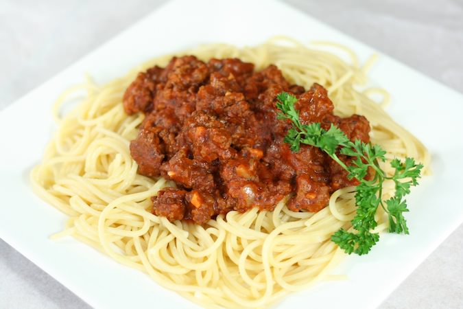 slow Cooker Spaghetti and Meat Sauce