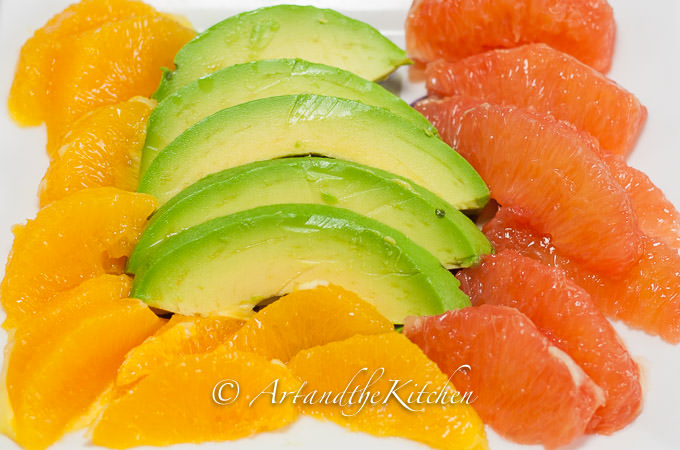Avocado Citrus Salad ingredients