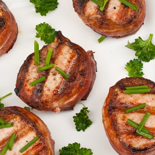 Bacon Wrapped Pork Tenderloin Medallions Art and the Kitchen