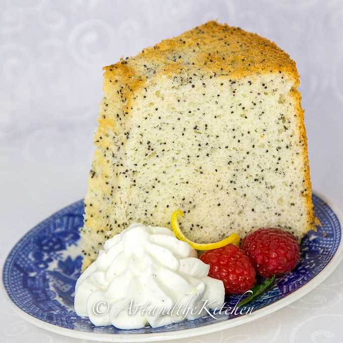 Chiffon Poppy Seed Cake Art and the Kitchen