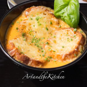 Roasted Garlic Tomato Basil Soup