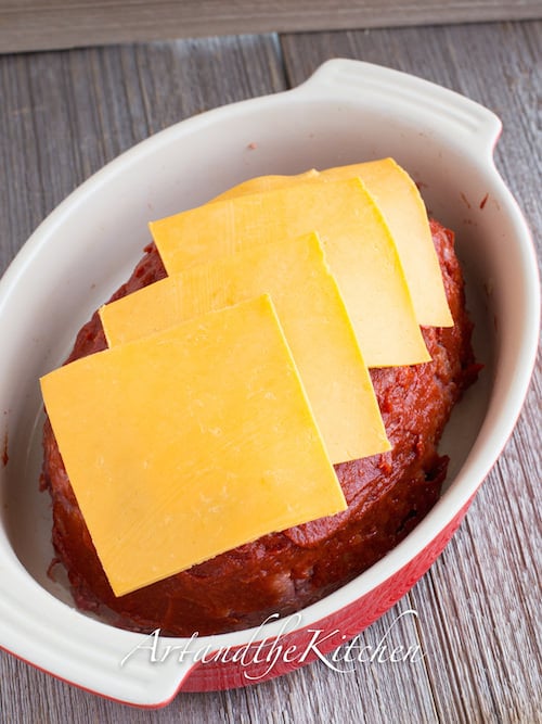 cheese covered meatloaf
