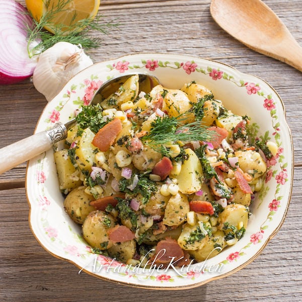 Bacon Kale Potato Salad
