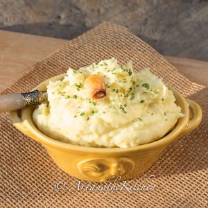 garlic mashed potatoes