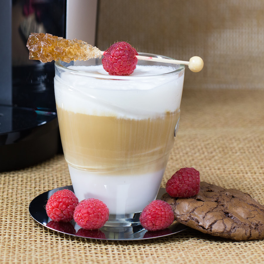 Raspberry Chocolate Truffle Latte