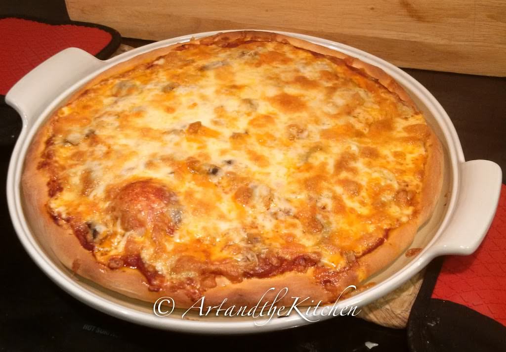 Honey Crust Pepperoni Pizza Art and the Kitchen