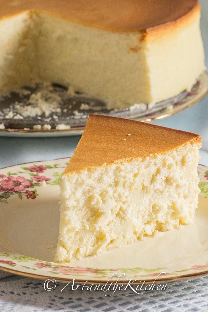 Tall and Creamy New York Cheesecake | Art and the Kitchen