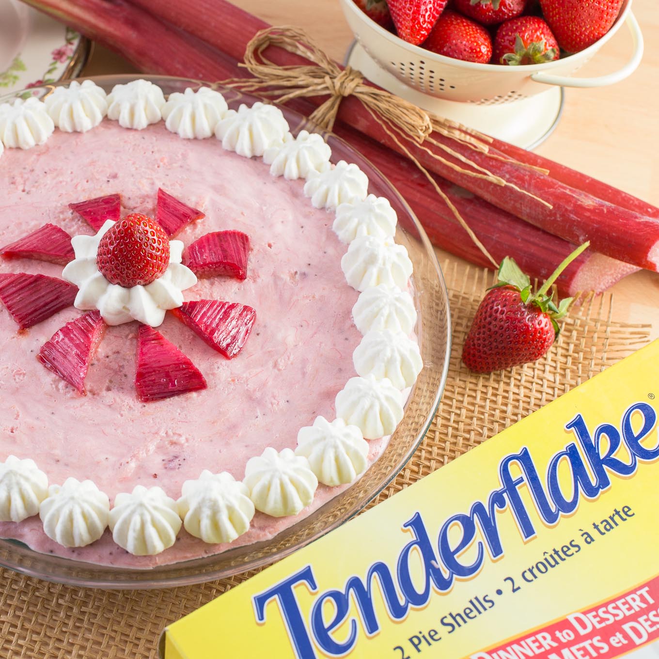 Strawberry Rhubarb Mousse Pie Art and the Kitchen