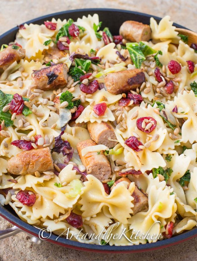 Turkey Sausage Veggie Pasta