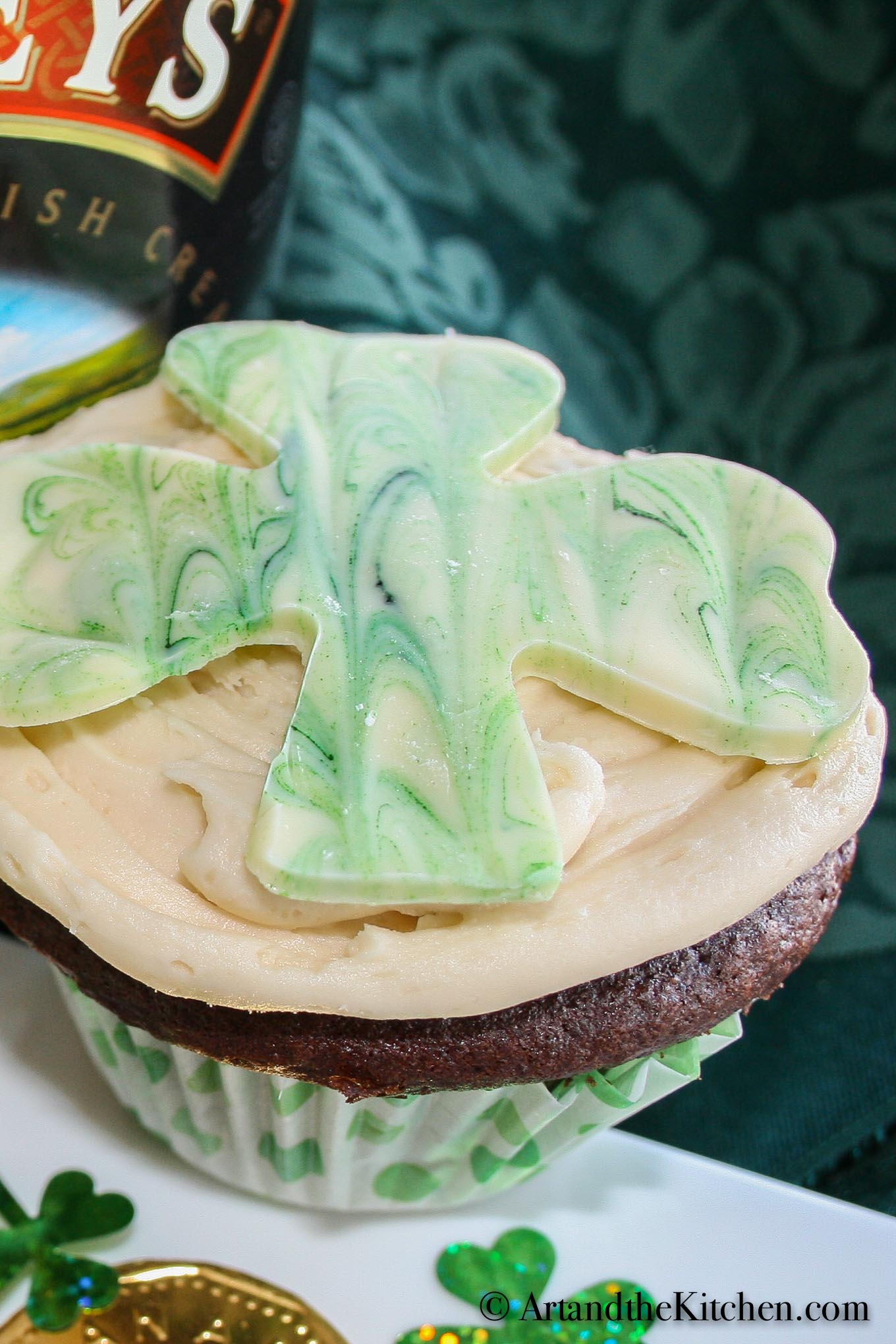 st patrick’s day cupcakes