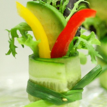 cucumber salad bites