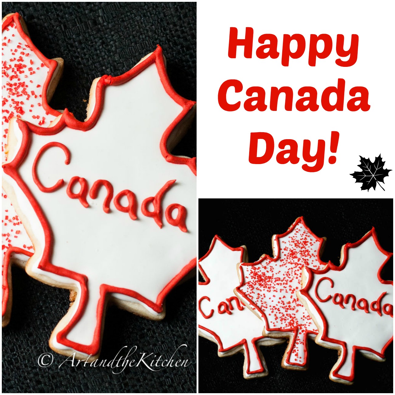 Canada Day Sugar Cookies