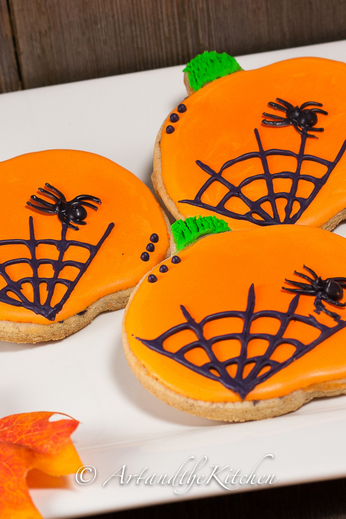 Pumpkin Spice Halloween Cookies Art And The Kitchen