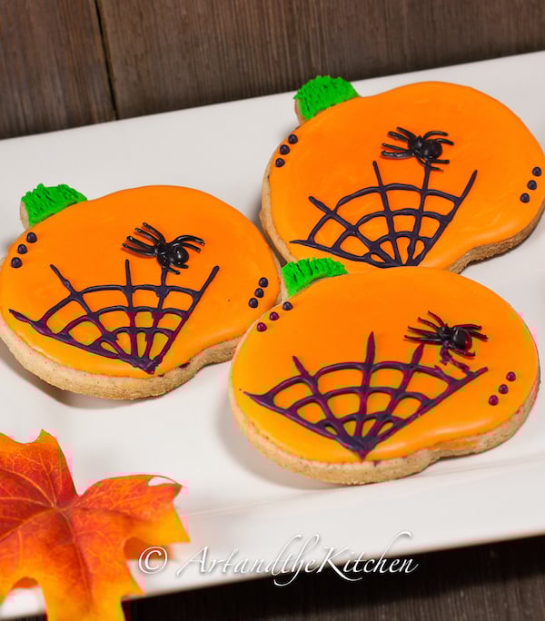 pumpkin spice halloween cookies art and the kitchen