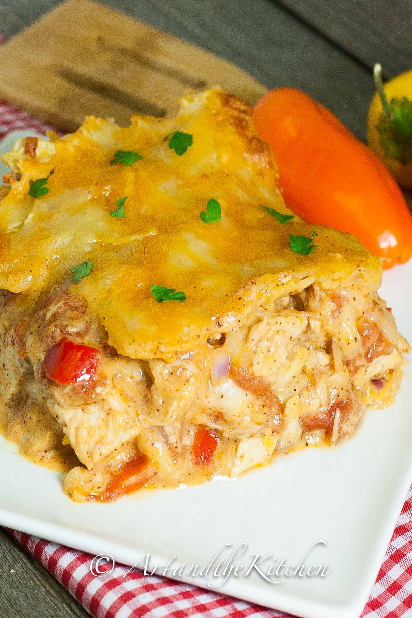 Turkey Enchilada Casserole