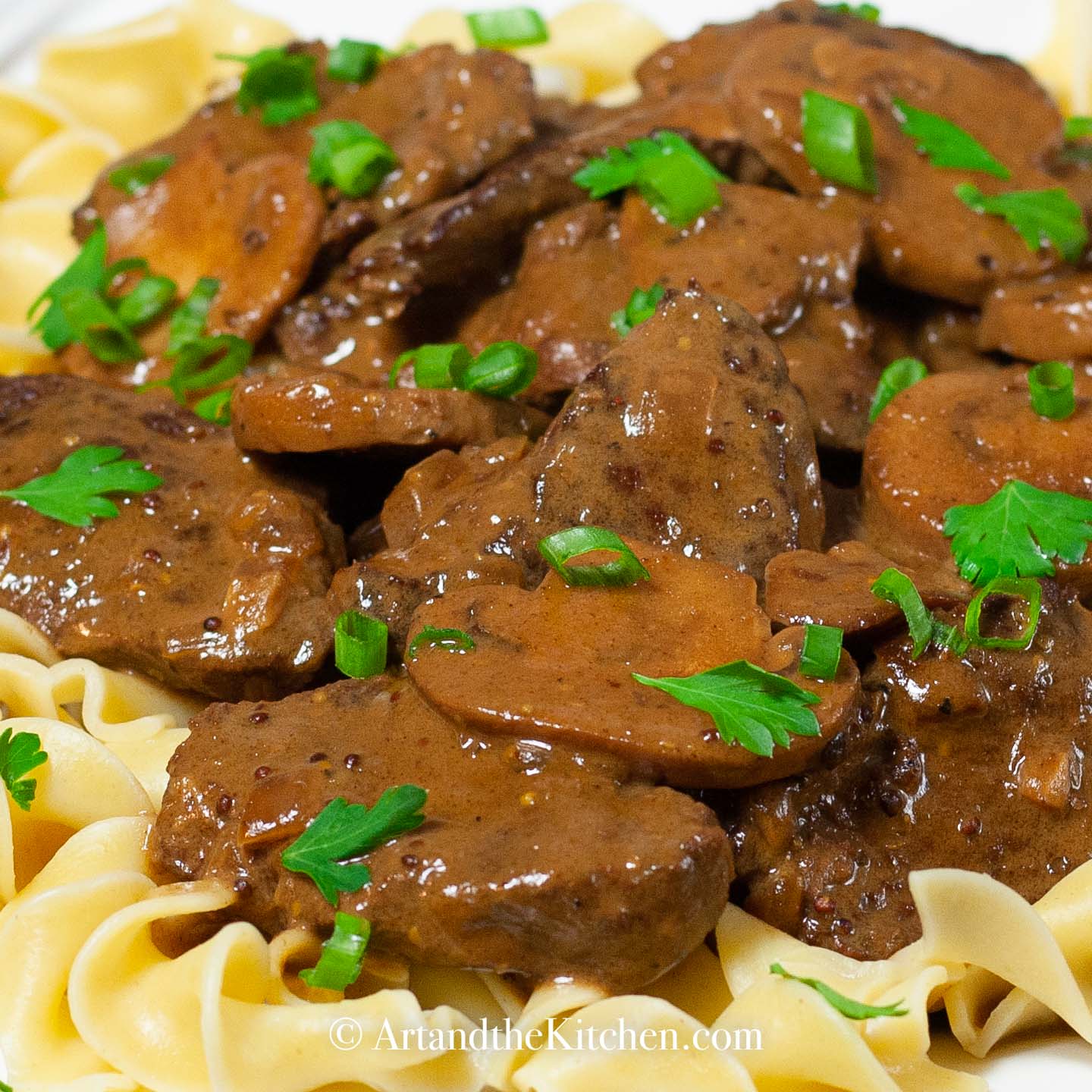 Slow Cooker Beef Stroganoff Art And The Kitchen