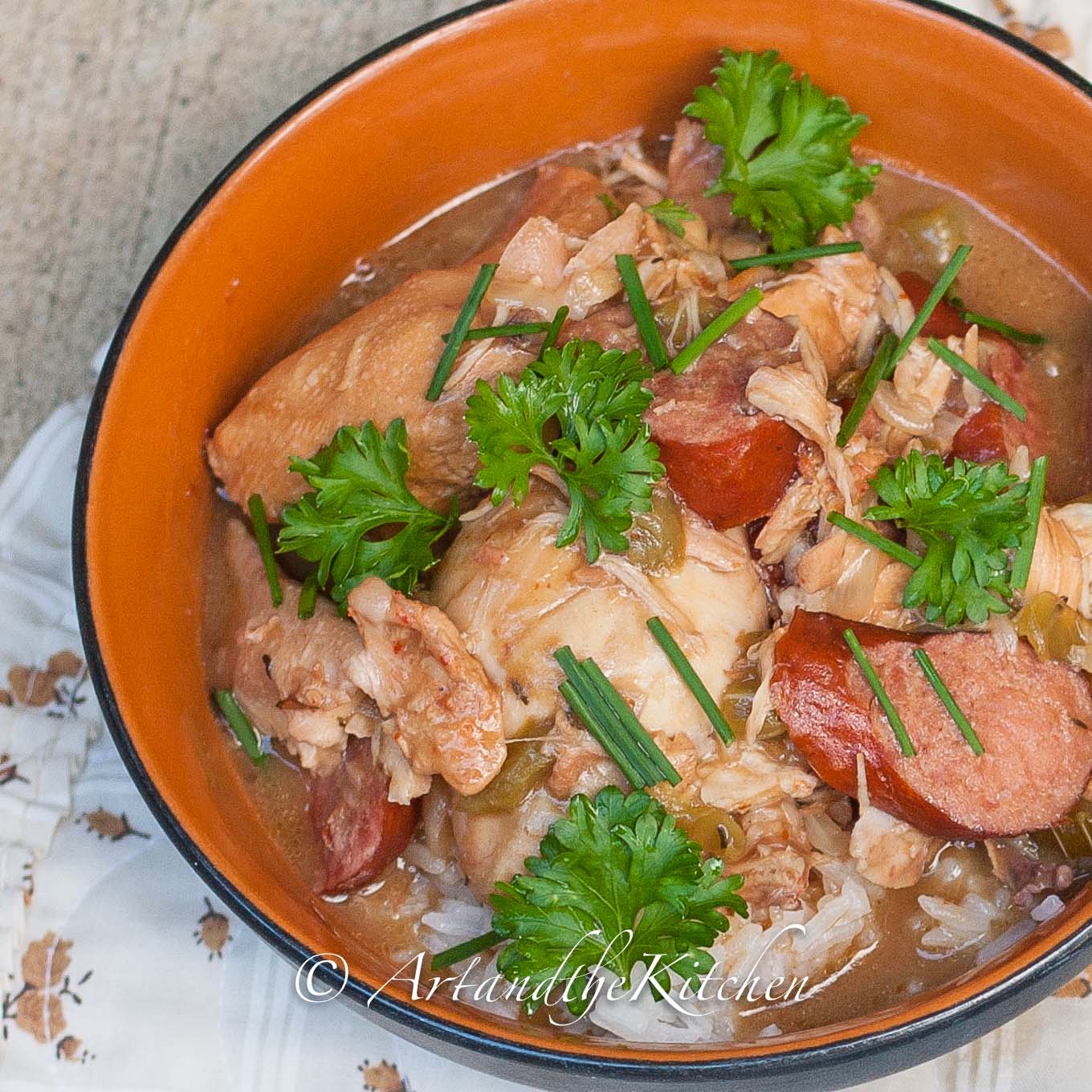 chicken sausage Gumbo