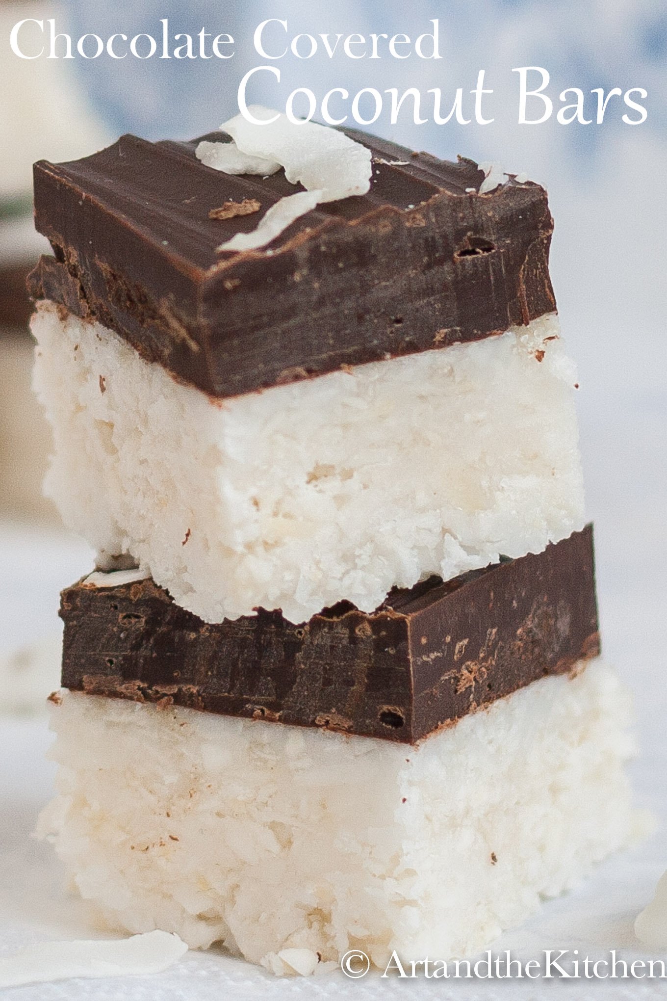 Chocolate Covered Coconut Bars