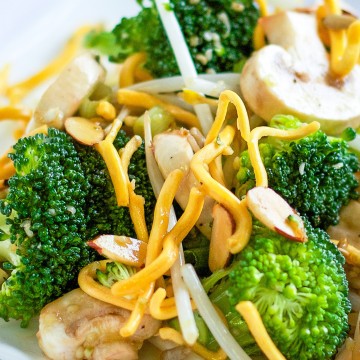 Broccoli Mushroom Salad