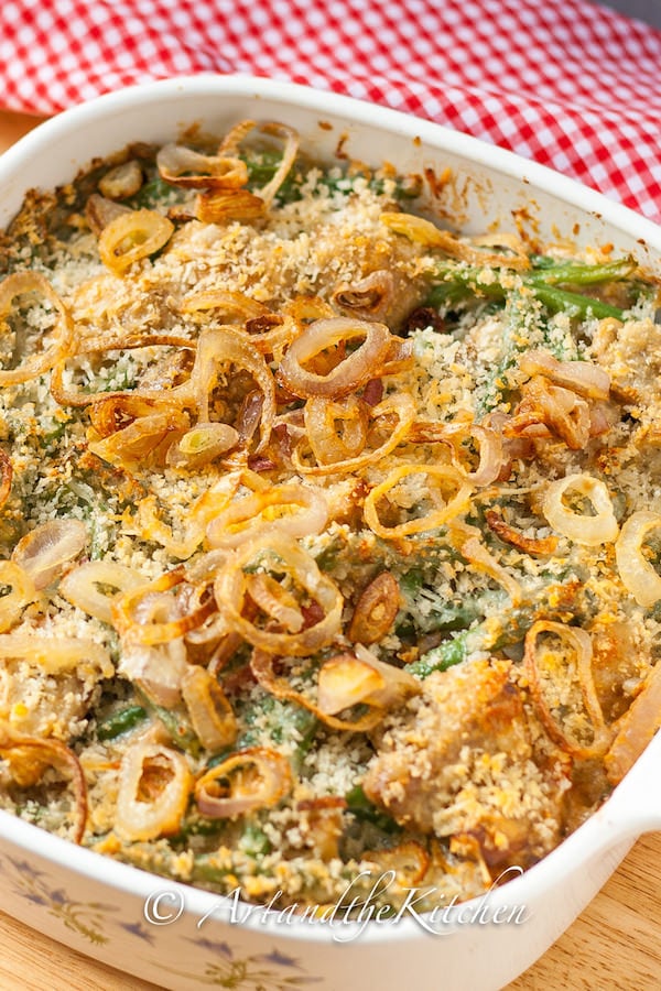 Image of homestyle green bean casserole