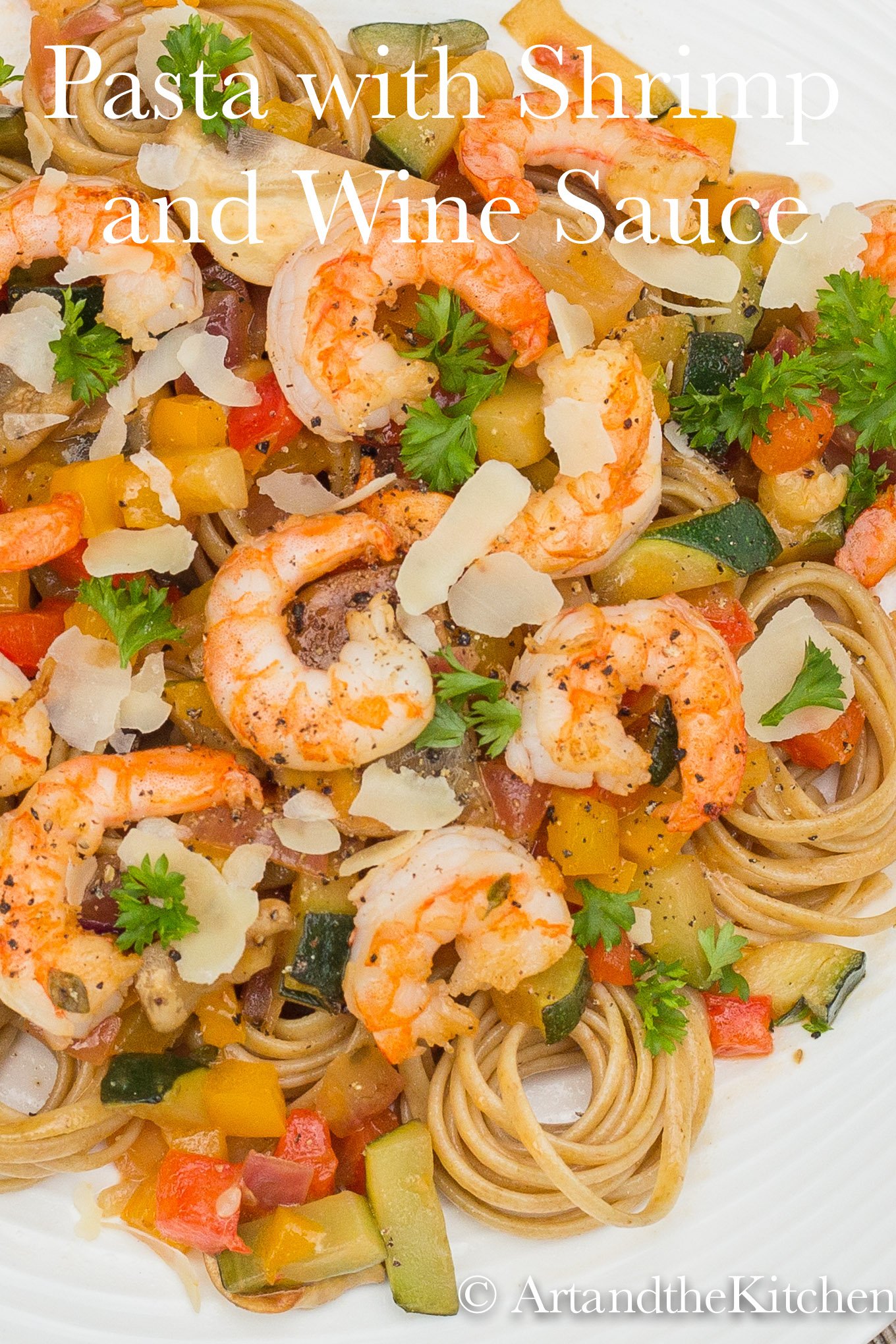 Pasta with Shrimp and Wine Sauce