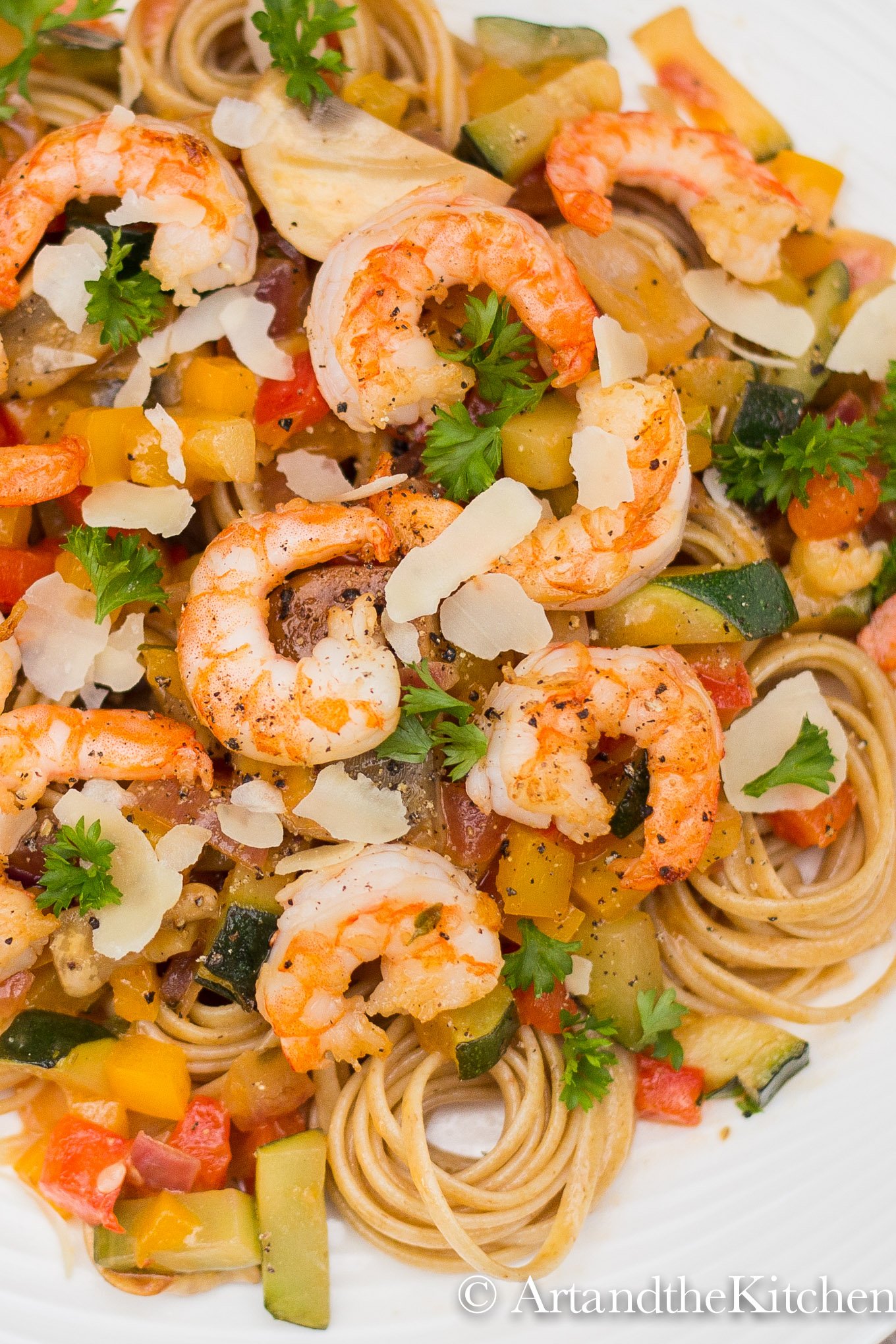 Pasta with Shrimp and Wine Sauce