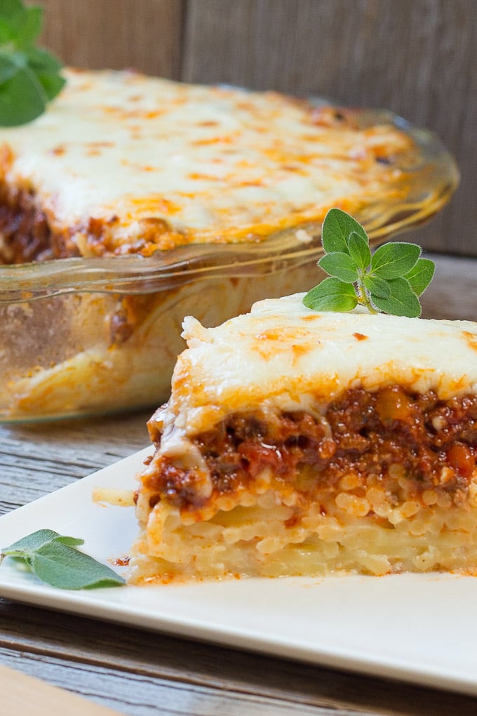 Baked Spaghetti Pie Art And The Kitchen