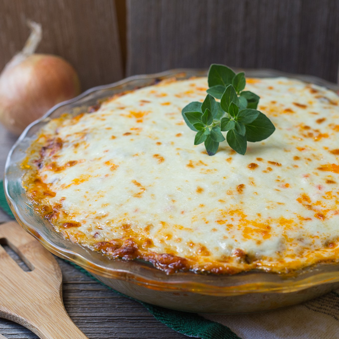Baked Spaghetti Pie Art And The Kitchen