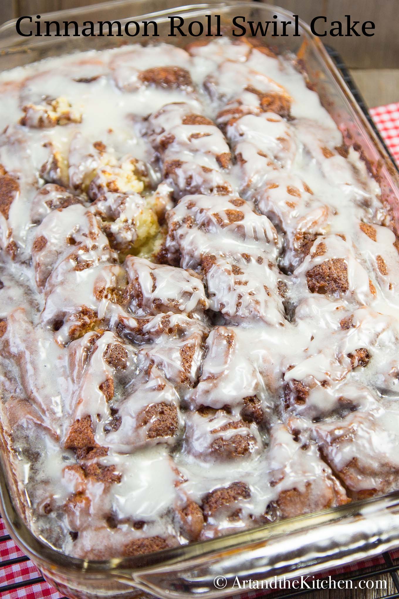 Cinnamon Roll Swirl Cake