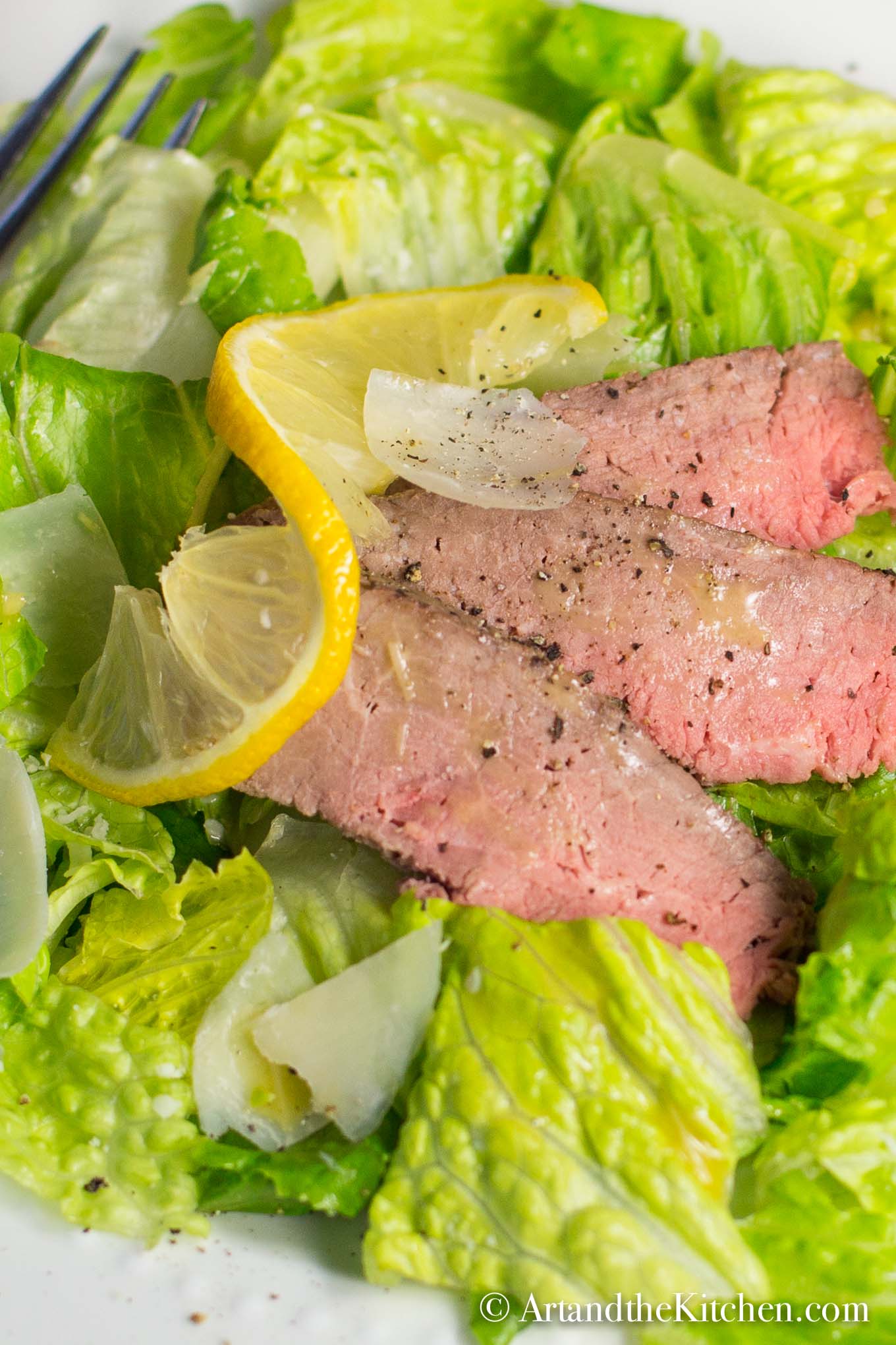 caesar steak salad