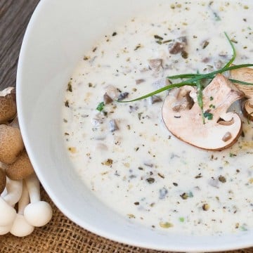 Homemade Mushroom Soup