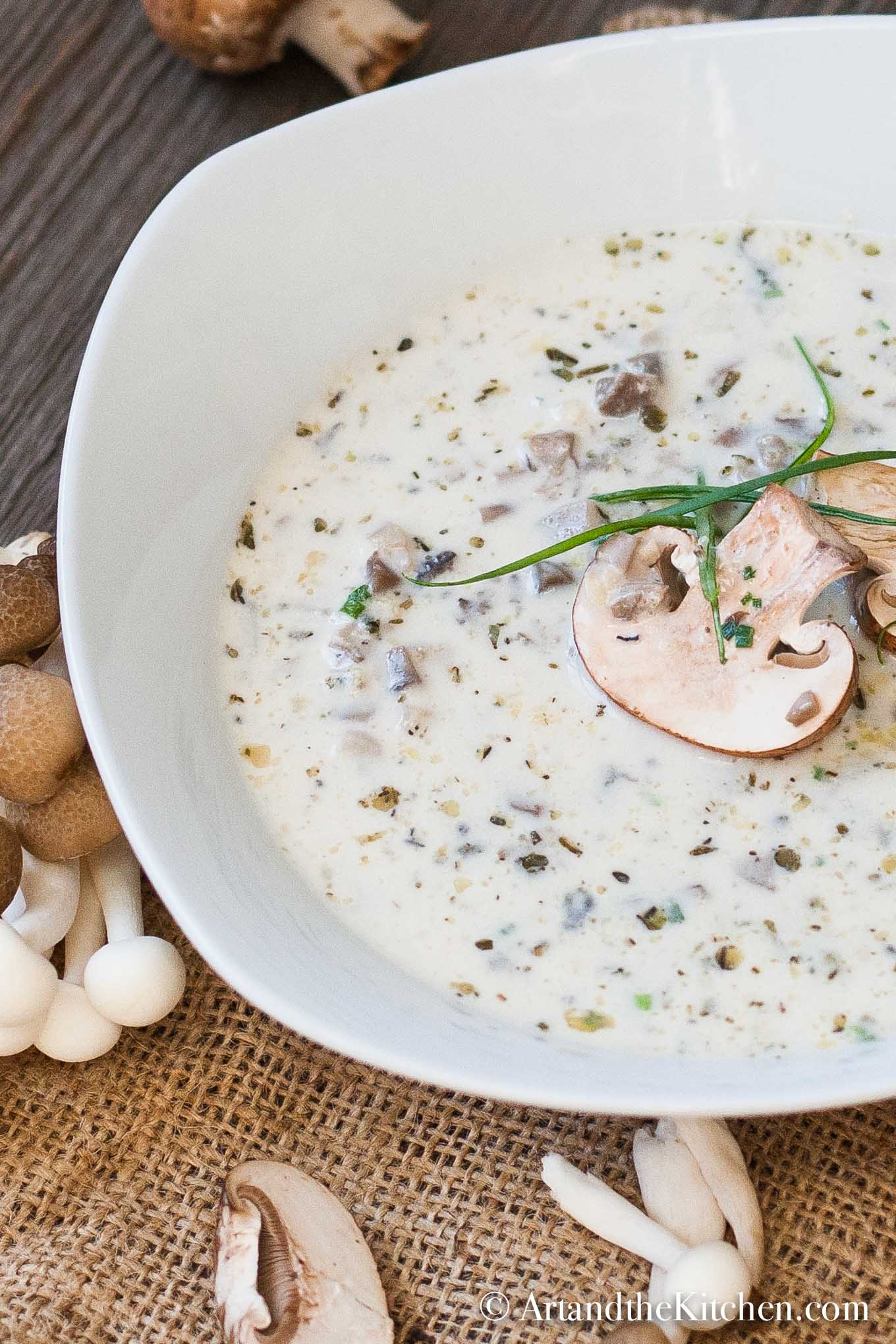 Homemade Mushroom Soup