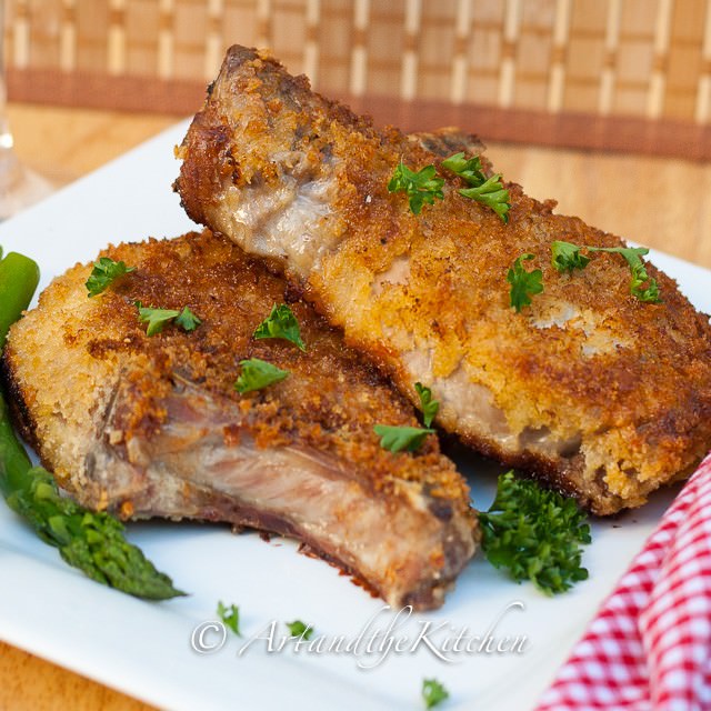 panko crusted pork chops