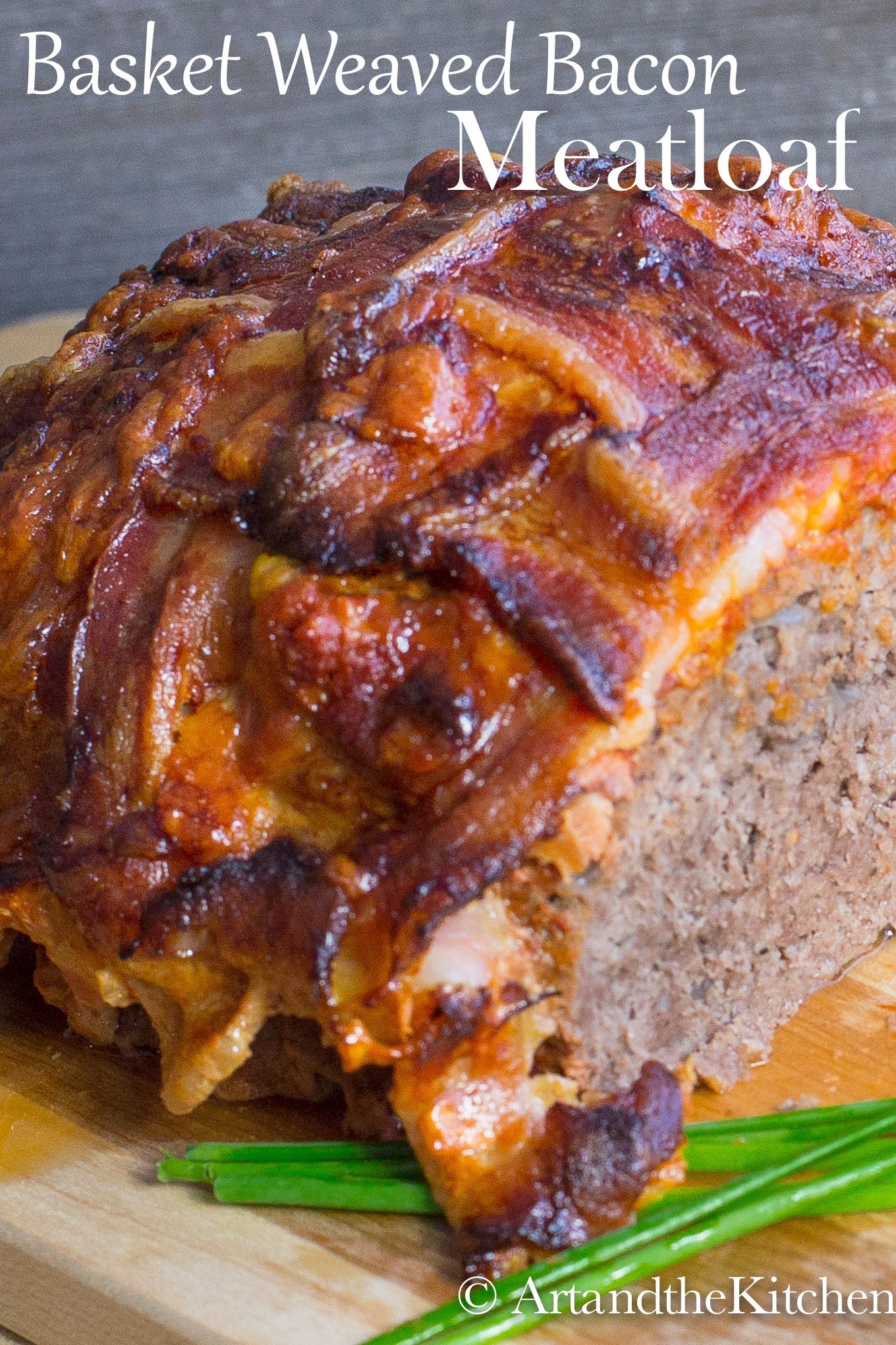 Basket Weaved Bacon Meatloaf