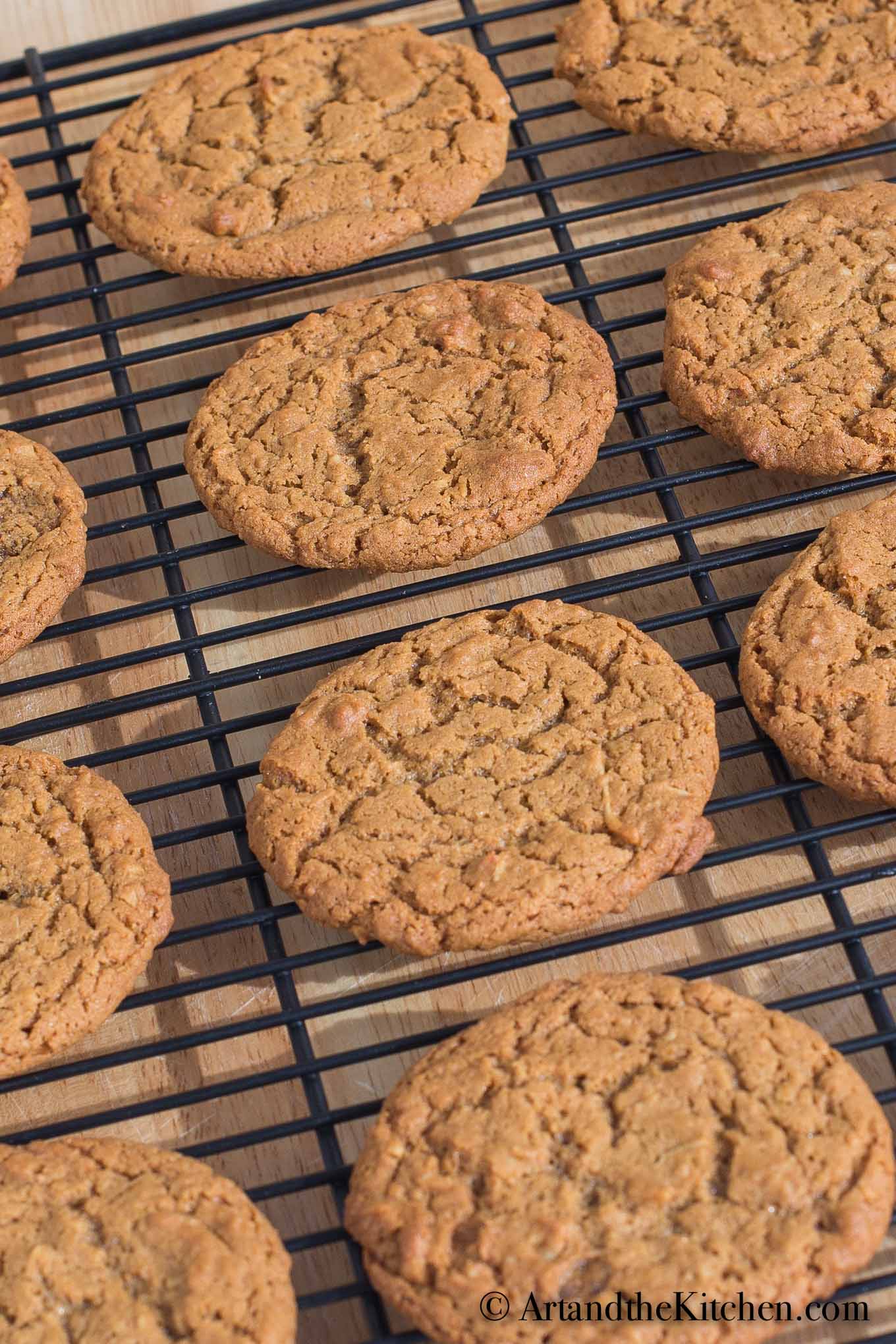 Fancy Molasses Coconut Cookies