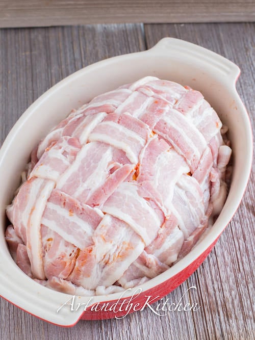 Basket Weave Bacon Meatloaf