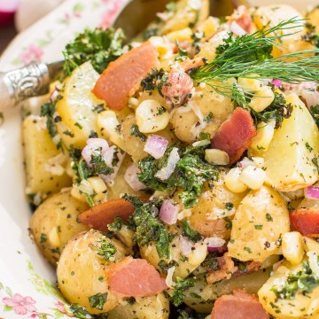 Bacon Kale Potato Salad