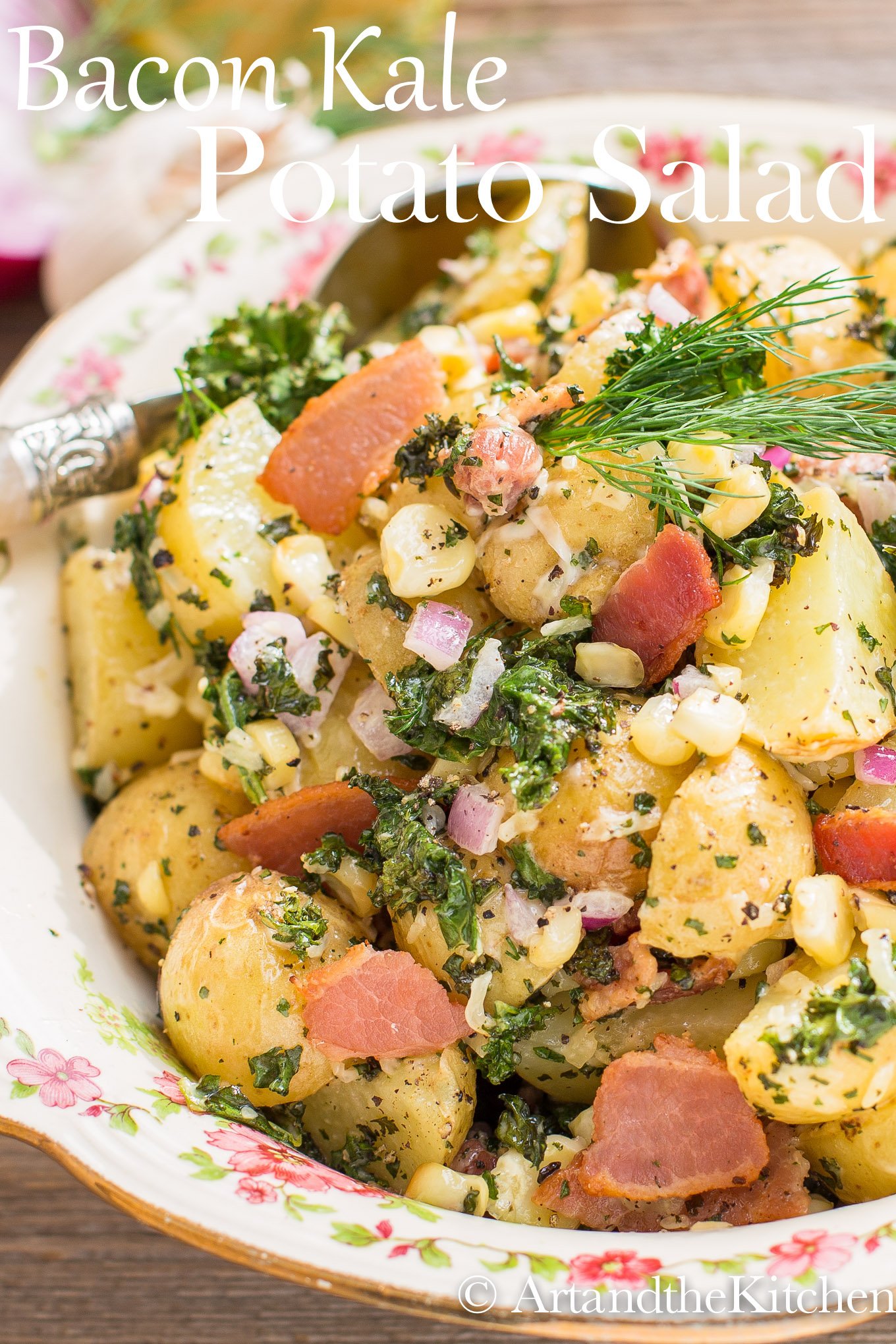 Bacon Kale Potato Salad