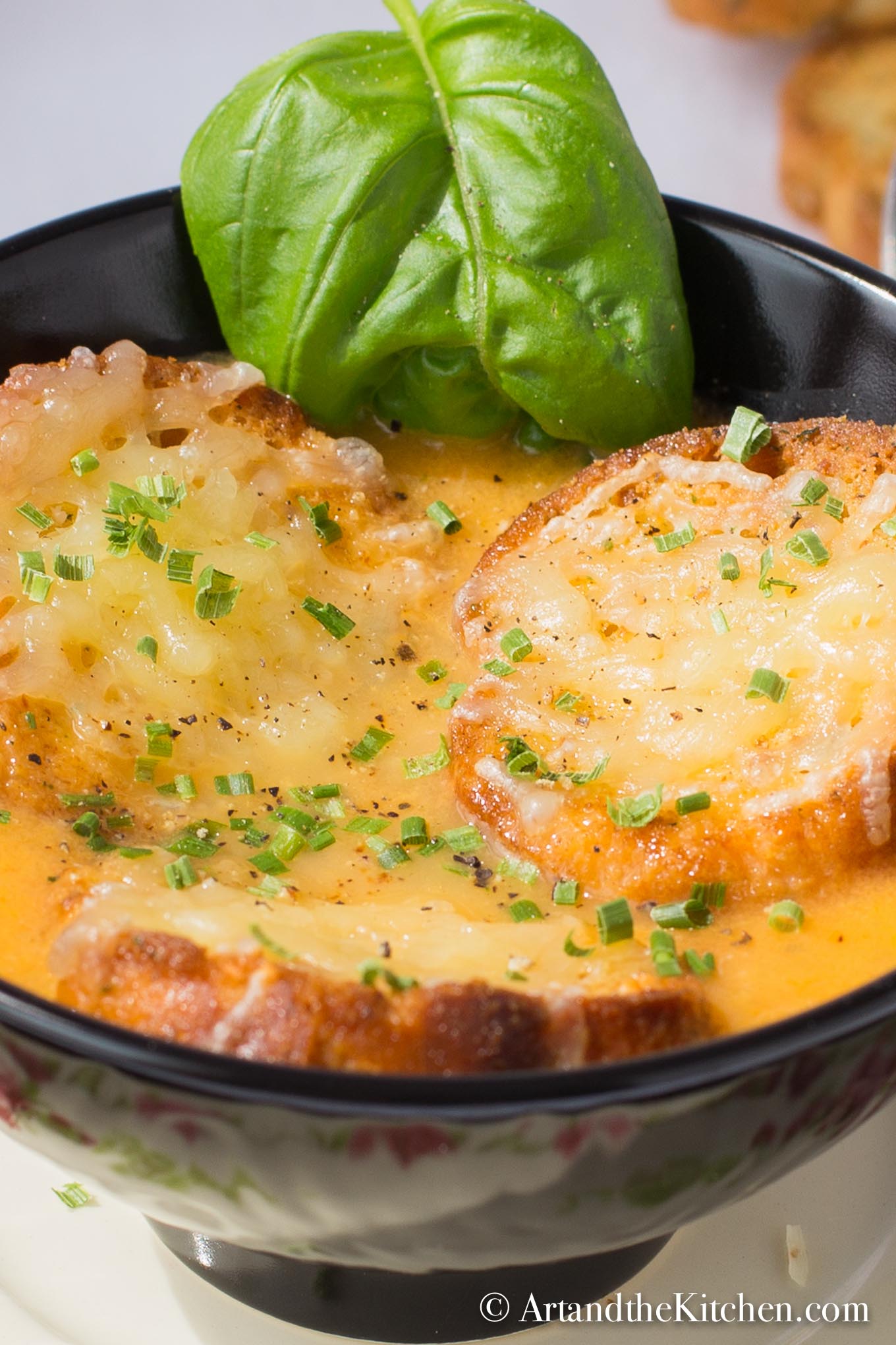 Roasted Garlic Tomato Basil Soup Art and the Kitchen