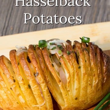 Shallot Hasselback Potatoes
