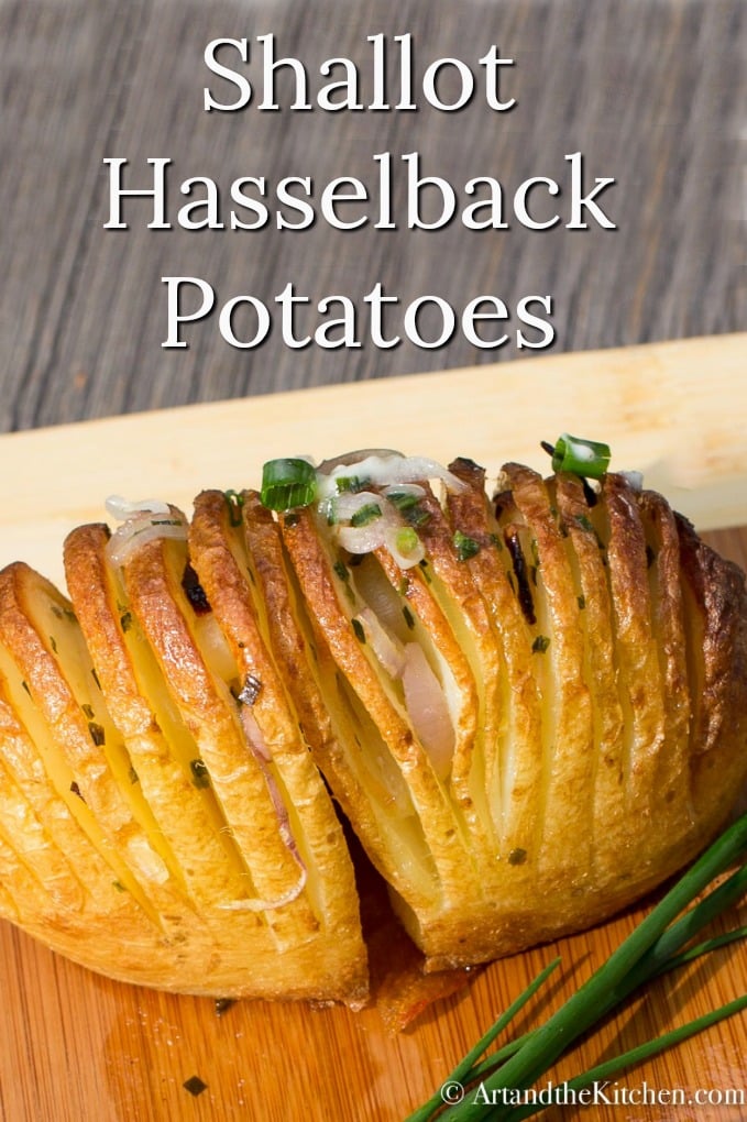 Shallot Hasselback Potatoes