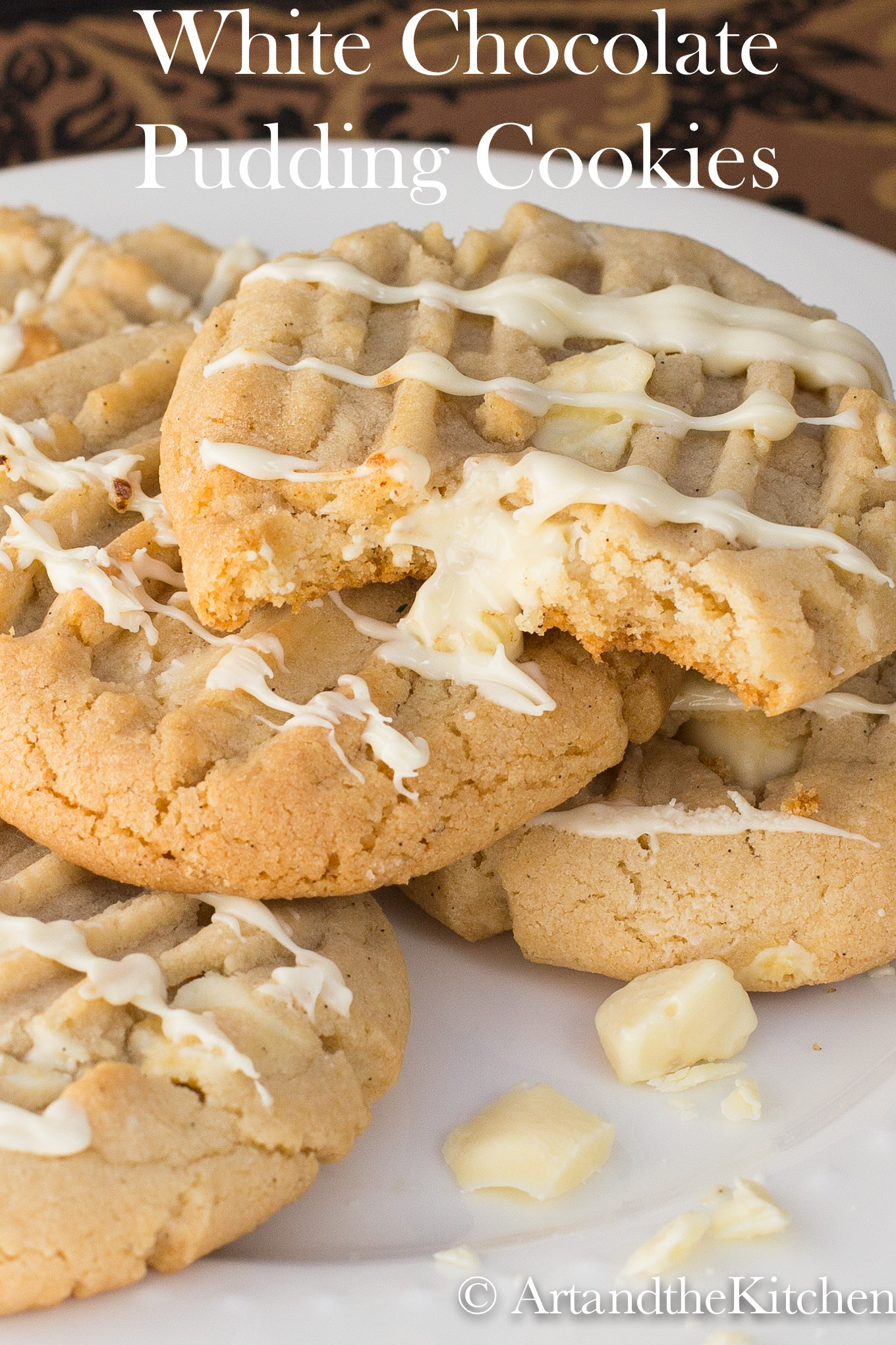 White Chocolate Pudding Cookies