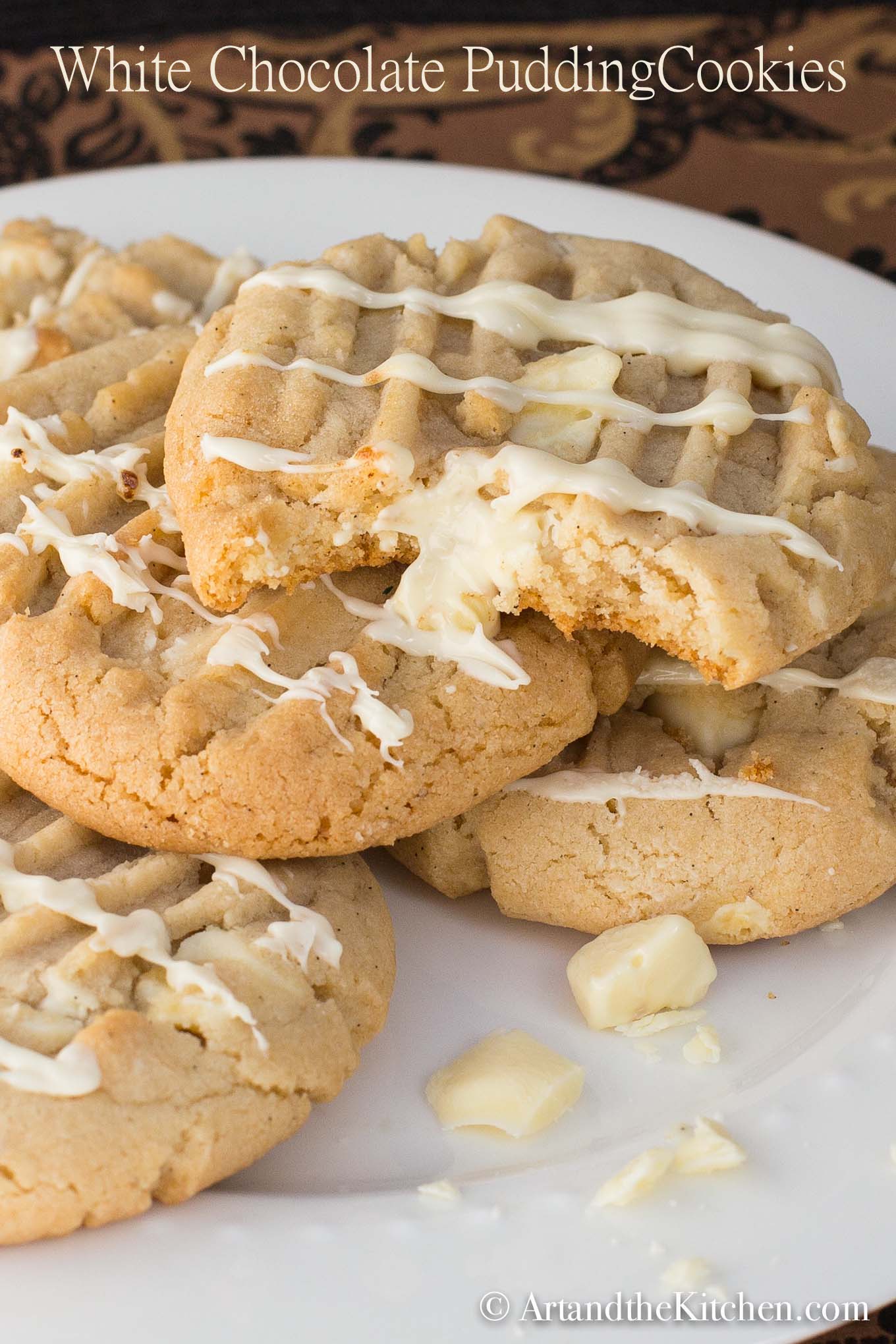 White Chocolate Pudding Cookies