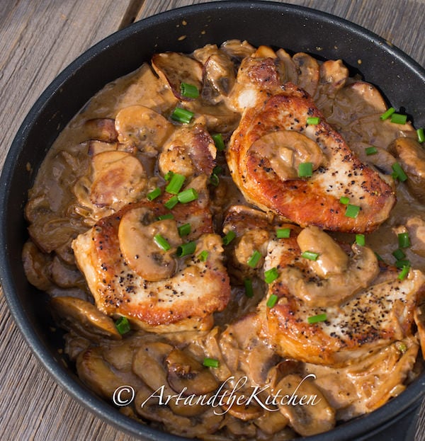 pork flour chops baked recipe the with Pork and Art Kitchen Mushroom Brandy Chops Sauce pork flour chops baked recipe the with Pork and Art Kitchen Mushroom Brandy Chops Sauce