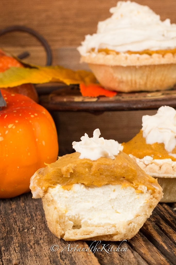 Pumpkin Cheesecake Tarts