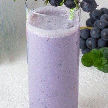 Almond milk steel cut oats smoothie