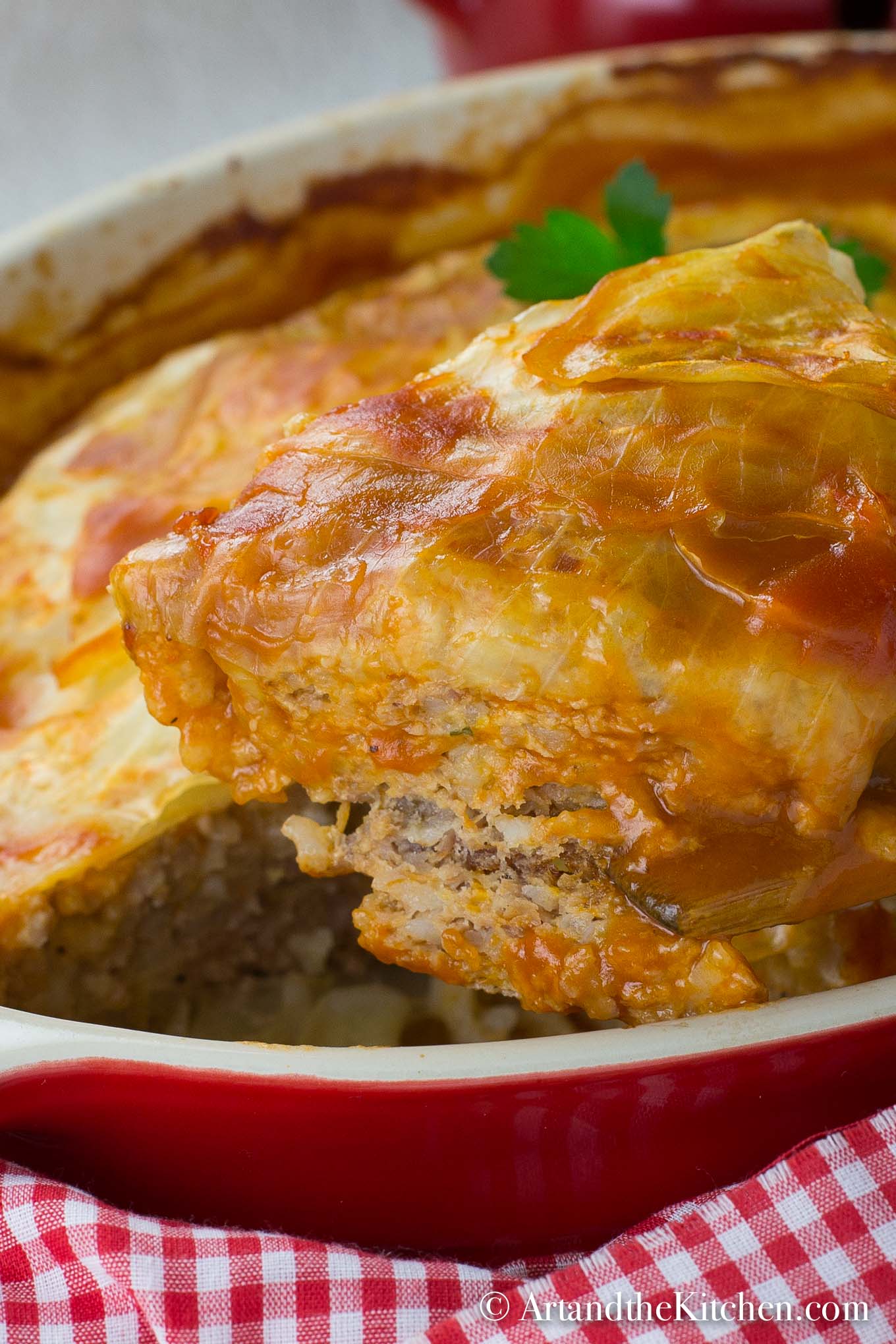 Turkey Cabbage Roll Casserole
