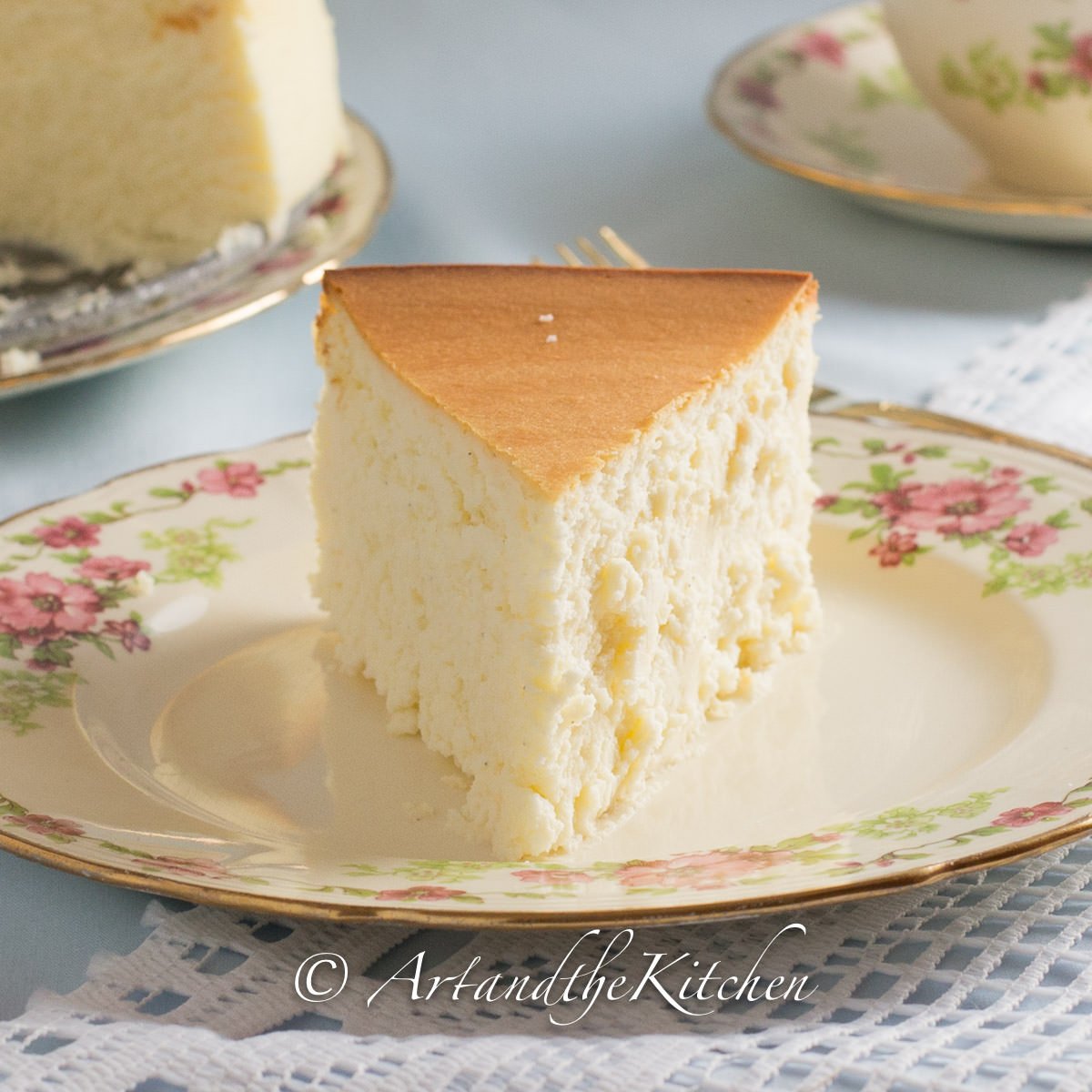 Tall and Creamy New York Cheesecake  Art and the Kitchen