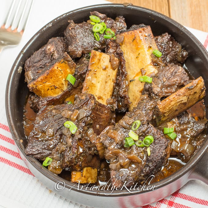 Red Wine and Beer Braised Short Ribs